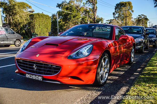 Ferrari California spotted in Sydney, Australia