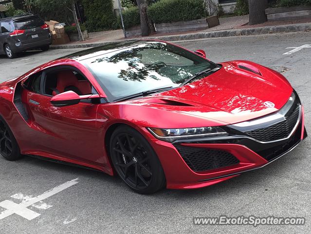 Acura NSX spotted in Carmel, California