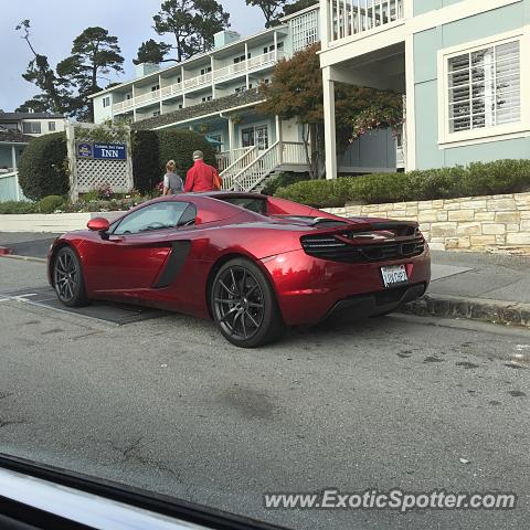 Mclaren MP4-12C spotted in Carmel, California