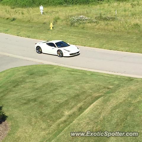 Ferrari 458 Italia spotted in Pittsford, New York