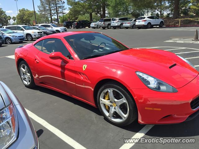 Ferrari California spotted in Las Vegas, Nevada