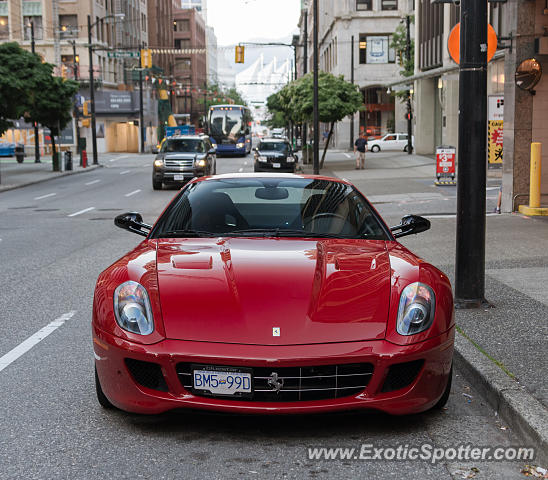 Ferrari 599GTB spotted in Vancouver, Canada