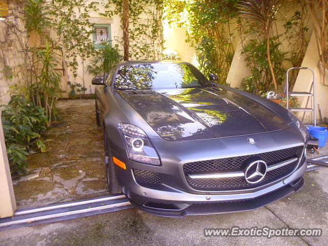 Mercedes SLS AMG spotted in Malibu, California