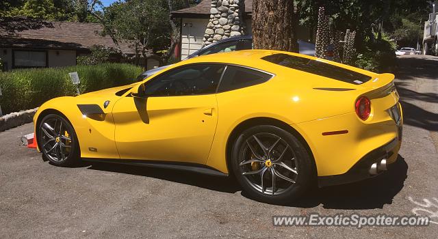 Ferrari F12 spotted in Monterey, California