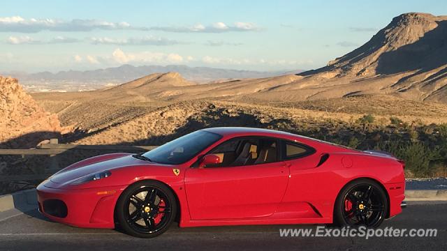 Ferrari F430 spotted in Red Rock Canyon, Nevada