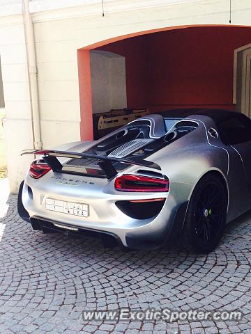 Porsche 918 Spyder spotted in Cannes, France