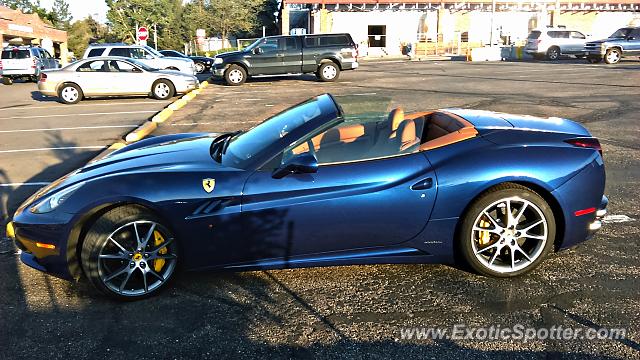 Ferrari California spotted in GreenwoodVillage, Colorado