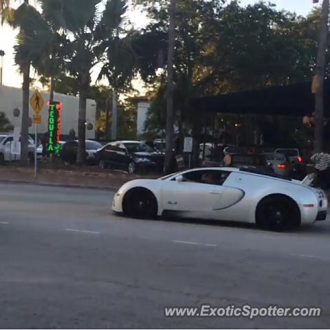 Bugatti Veyron spotted in Fort Lauderdale, Florida