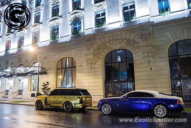 Rolls-Royce Wraith spotted in Paris, France