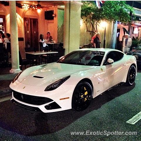 Ferrari F12 spotted in Fort Lauderdale, Florida