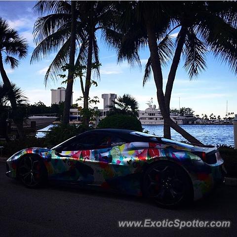 Ferrari 458 Italia spotted in Fort Lauderdale, Florida