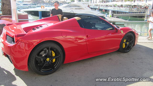 Ferrari 458 Italia spotted in Vilamoura, Portugal