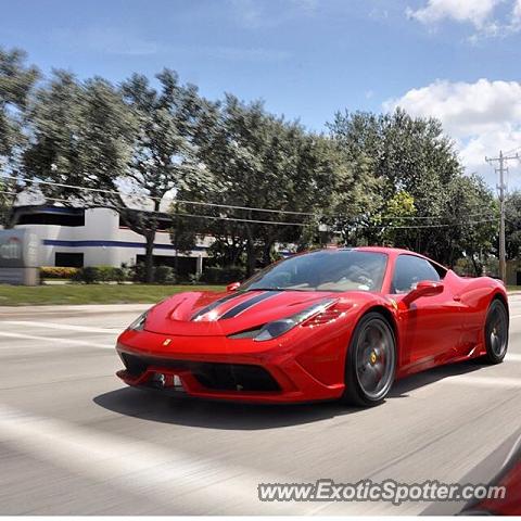 Ferrari 458 Italia spotted in Fort Lauderdale, Florida