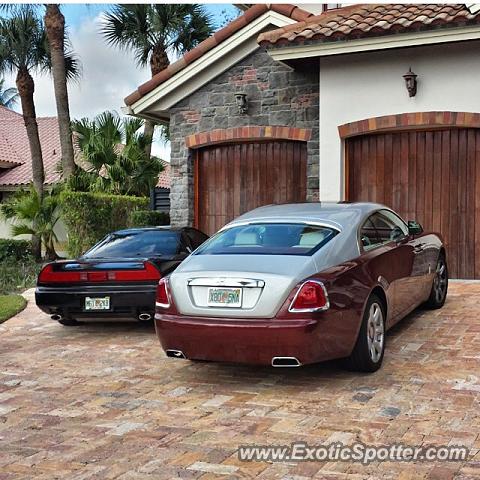 Rolls-Royce Wraith spotted in Fort Lauderdale, Florida