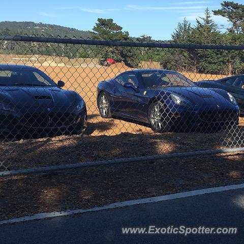 Ferrari California spotted in Pebble Beach, California