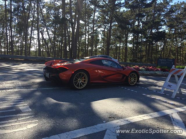 Mclaren P1 spotted in Pebble Beach, California