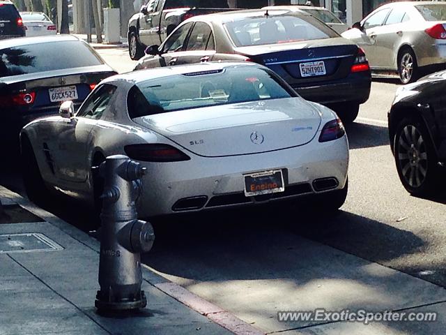 Mercedes SLS AMG spotted in Beverly hills, California