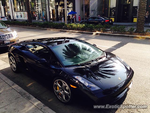 Lamborghini Gallardo spotted in Beverly Hills, California