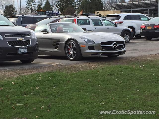 Mercedes SLS AMG spotted in Pittsford, New York