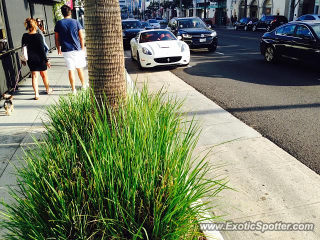 Ferrari California spotted in Beverly Hills, California