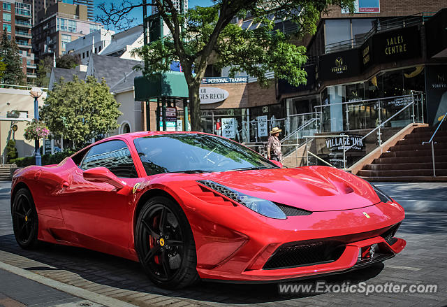 Ferrari 458 Italia spotted in Toronto, Canada