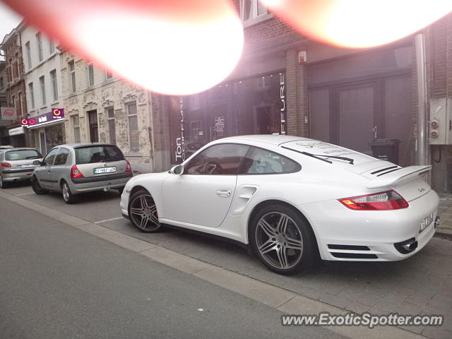 Porsche 911 Turbo spotted in Hannut, Belgium