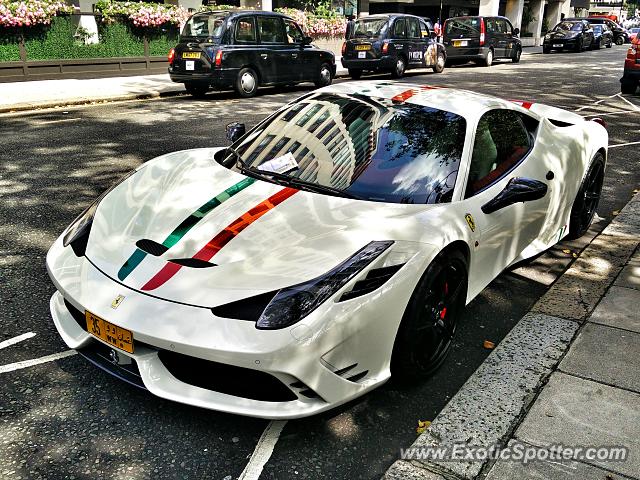 Ferrari 458 Italia spotted in London, United Kingdom