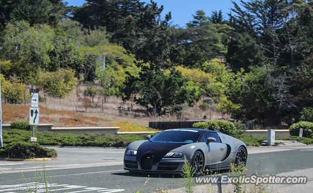 Bugatti Veyron spotted in Carmel Valley, California