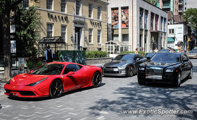 Ferrari 458 Italia spotted in Toronto, Canada