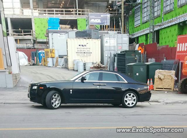 Rolls-Royce Ghost spotted in Montreal, Canada