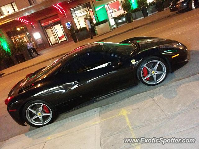 Ferrari 458 Italia spotted in Montreal, Canada