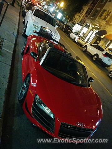 Audi R8 spotted in Montreal, Canada