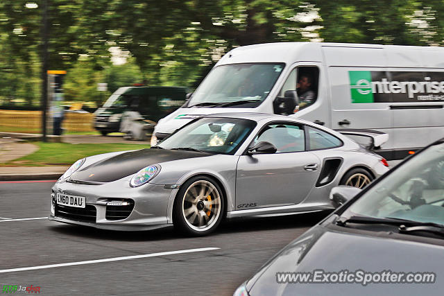 Porsche 911 GT2 spotted in London, United Kingdom