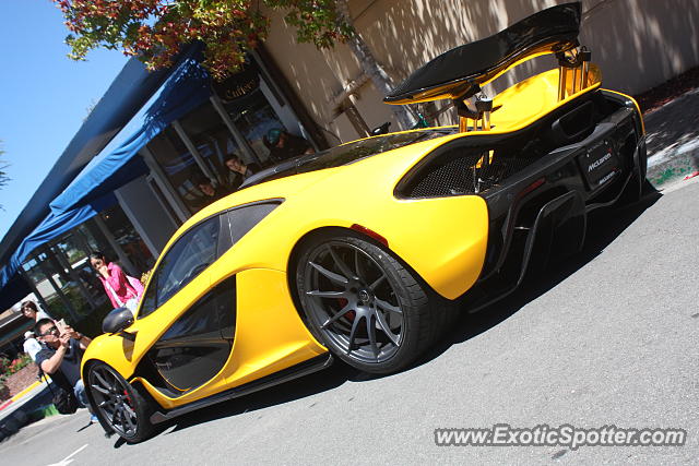 Mclaren P1 spotted in Carmel, California