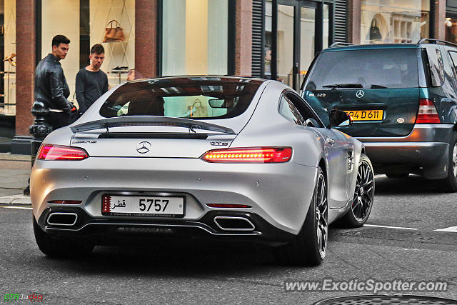 Mercedes SLS AMG spotted in London, United Kingdom