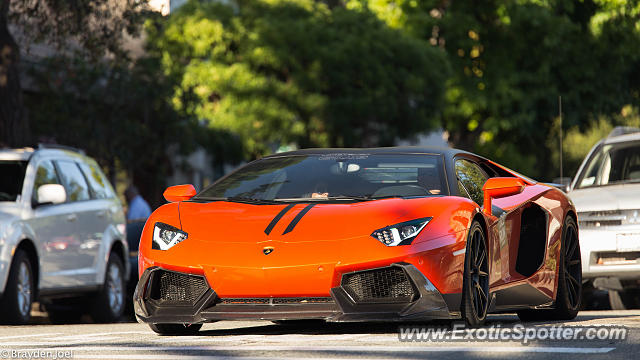 Lamborghini Aventador spotted in Carmel, California