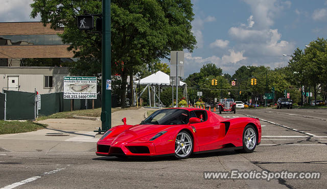 Ferrari Enzo spotted in Birmingham, Michigan
