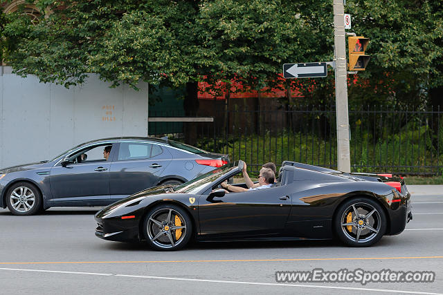 Ferrari 458 Italia spotted in Toronto, On, Canada