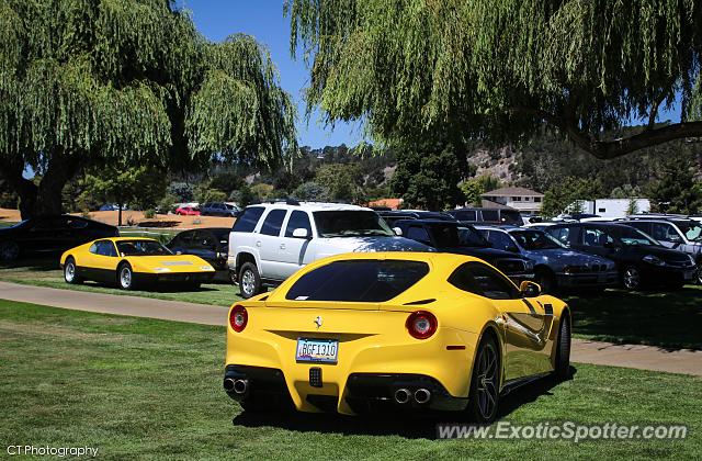 Ferrari F12 spotted in Carmel Valley, California