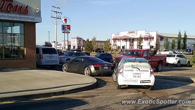 Audi R8 spotted in Red deer, Canada