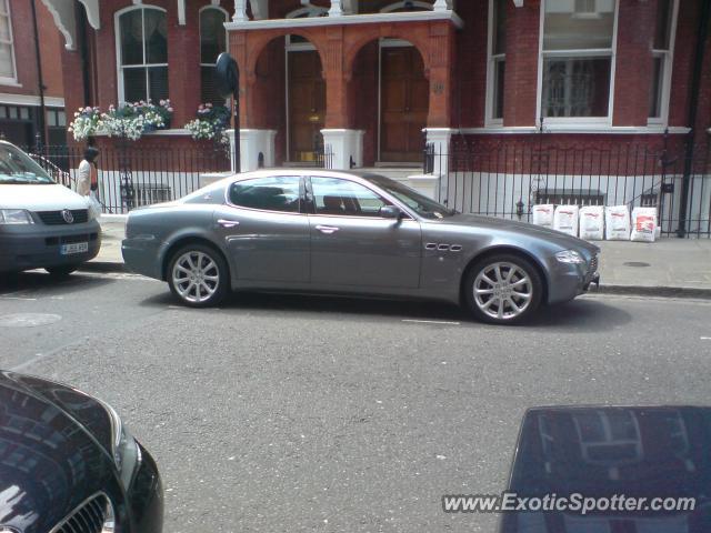 Maserati Quattroporte spotted in London, United Kingdom