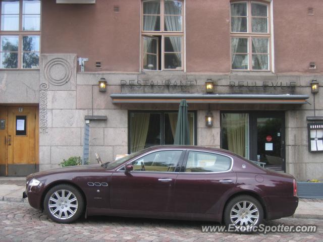 Maserati Quattroporte spotted in Helsinki, Finland