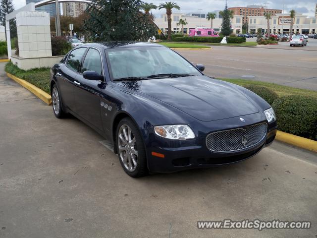 Maserati Quattroporte spotted in Houston, Texas