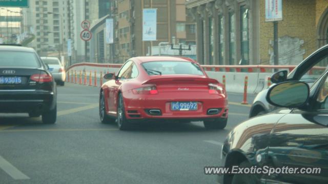 Porsche 911 Turbo spotted in Shanghai, China