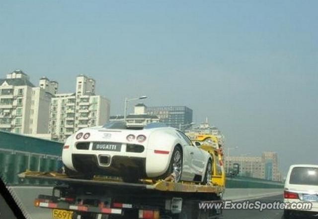 Bugatti Veyron spotted in SHANGHAI, China