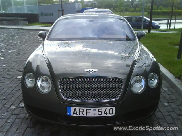 Bentley Continental spotted in Vilnius, Lithuania