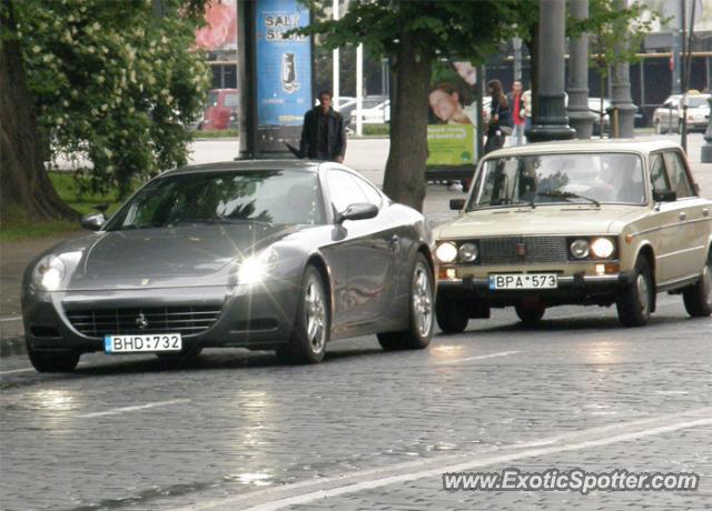 Ferrari 612 spotted in Vilnius, Lithuania