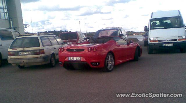 Ferrari F430 spotted in Nida, Lithuania