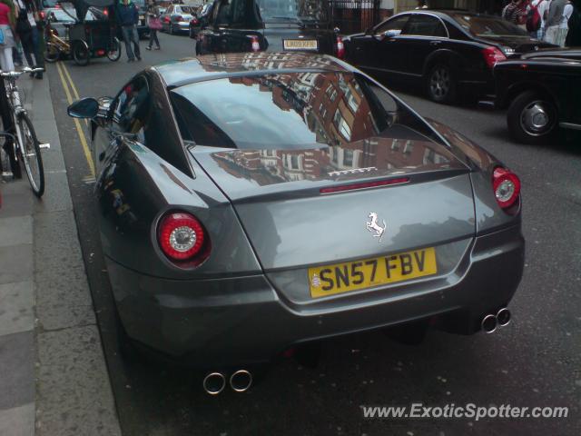 Ferrari 599GTB spotted in London, United Kingdom