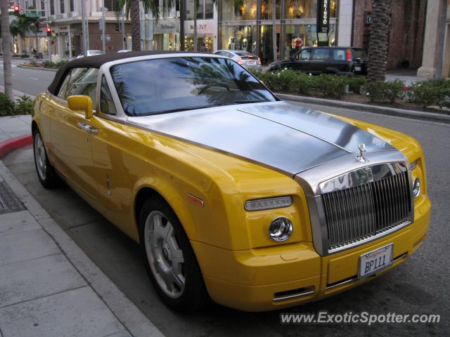 Rolls Royce Phantom spotted in Los Angeles, California